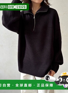 1h可退 日本直邮LOCUST 女装 半拉链针织衫 宽松显瘦设计 21O1052