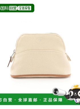 1h可退 日本直邮中古Hermes爱马仕女包S级99新natural自然帆布化