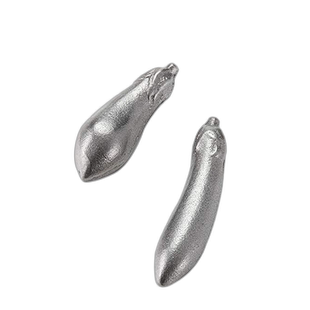 【日本直邮】IWACHU岩鋳家用补铁伴侣南部铁器铁茄子银色2根33003