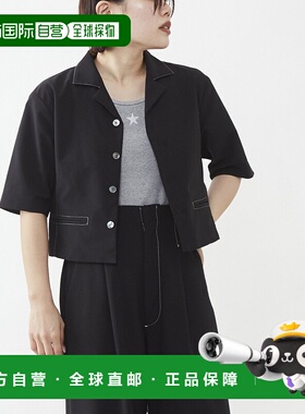 日本直邮CONVERSE TOKYO 女士配色缝线短袖衬衫 A2841FB403匡威