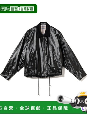 1h可退 日本直邮URU男装 宽松版型拉链夹克 光泽棉质POLO衫 11185