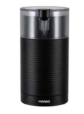 日本直邮HARIO玻璃王 咖啡研磨机 白色 电动 开关 70g EMCS-5