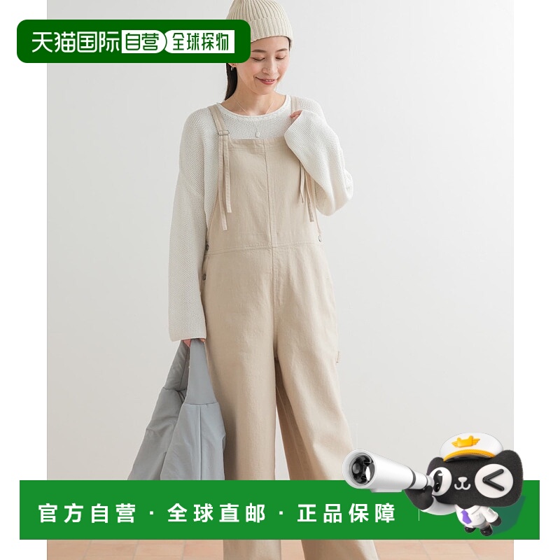 1h可退 日本直邮URBAN RESEARCH DOORS 女装 棉质背带裤 宽松设计