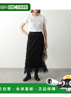 日本直邮EMILIO PUCCI 儿童T恤 PX8C01 Z3186 女士女孩适用短袖圆