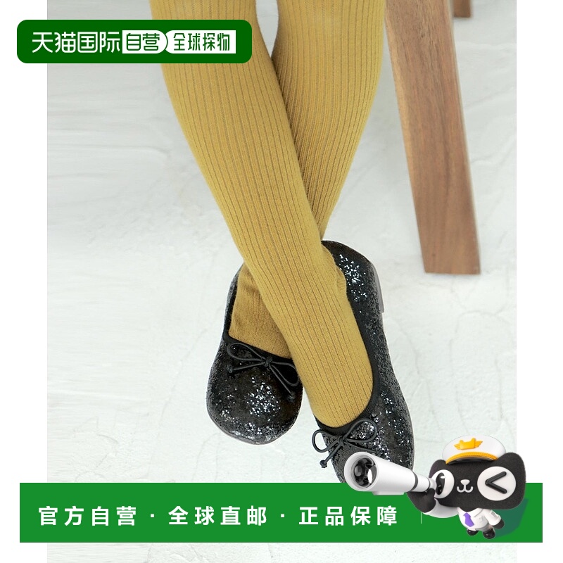 【日本直邮】sorotto儿童平底鞋19-22cm芭蕾舞鞋黑色简约舒适百搭