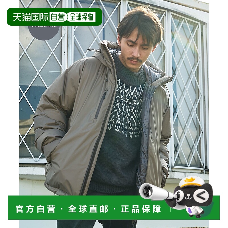 1h可退 日本直邮NANGA 男士 Aurora-Tex 羽绒风格防风连帽外套 DM