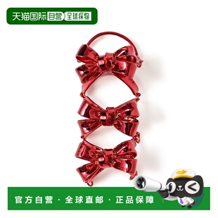 1h可退 日本直邮LOVE BY e.m. 女士迷你蝴蝶结装甲戒指 红色 6142