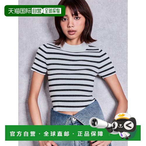 日本直邮GYDA 女装 瓶领罗纹针织上衣 0726426801