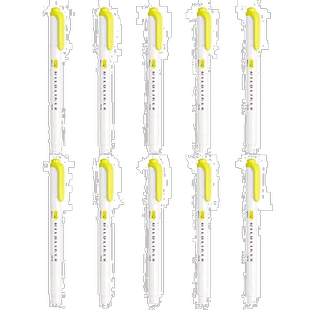 【日本直邮】Zebra斑马  荧光笔 笔迹柔和黄色10支装B-WKT7-MLY