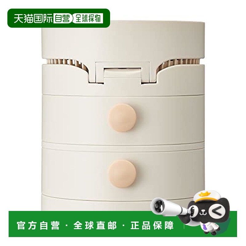 【日本直邮】Doshisha 桌上电风扇 USB电源 米色 FSW-113U CR