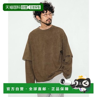 型化学印花叠穿长袖 1h可退 宽松版 Firsthand 日本直邮官方授权