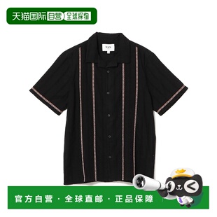 日本直邮WAX 衬衫 LONDON 宽松条纹短袖 23010060824 男士 1h可退