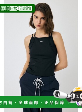 1h可退 日本直邮MOUSSY 女士层叠设计带胸垫吊带背心 010IS480672