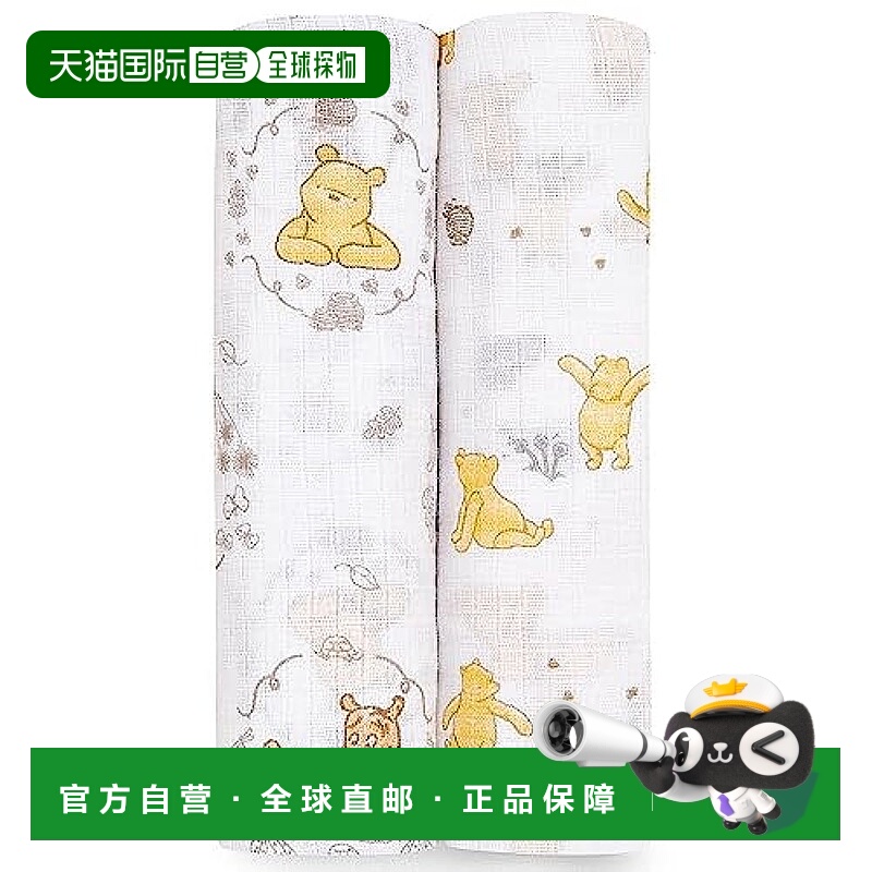 【日本直邮】Aden + anais essentials 婴儿包被 迪士尼纱布婴儿