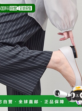 日本直邮FABIO RUSCONI 尖头皮跟高跟鞋 FA933BW022201 黑色