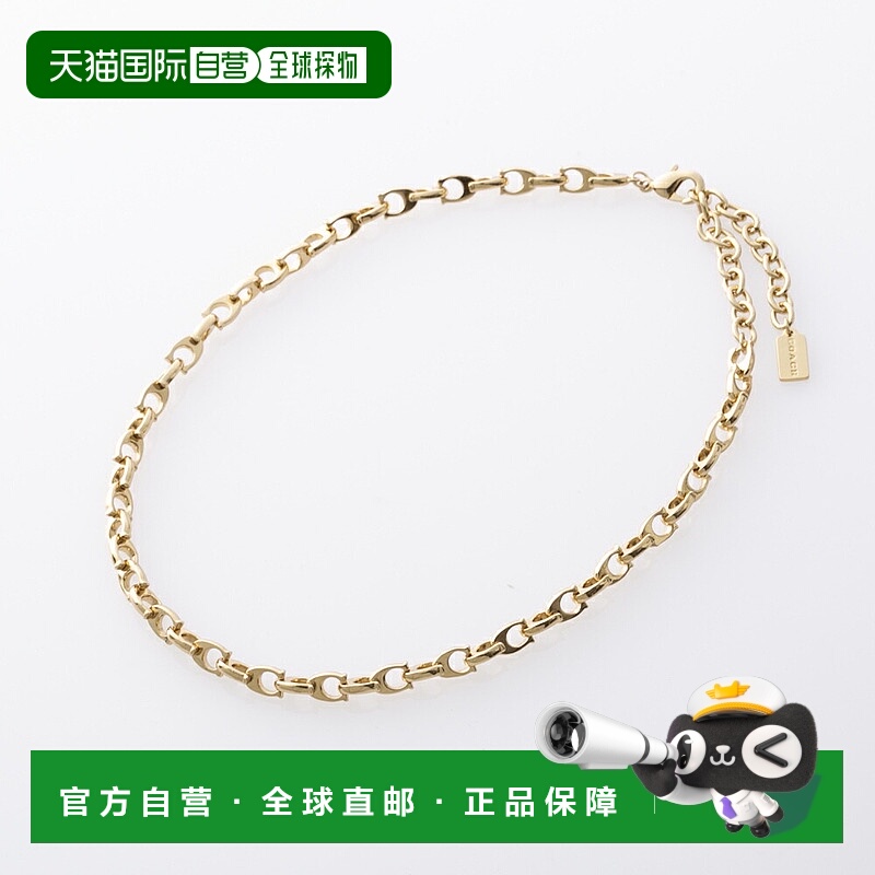 日本直邮Coach NK SIG C CHAIN CHOKER 项链 37470294 GLD710