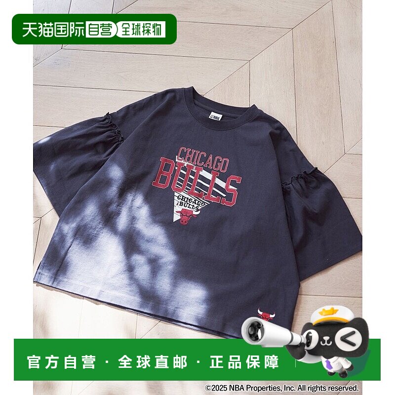 日本直邮coen NBA别注flare sleeve logo print T恤 [CO3322EW014