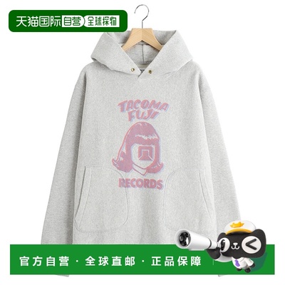 1h可退 日本直邮TACOMA FUJI RECORDS 男装 全棉宽松半开拉链连帽