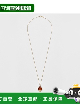 日本直邮日潮 agete 阿卡朵K10琥珀/钻石项链链子