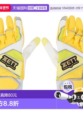 日本直邮ZETT 棒球通用双手3D贴合击球手套 BG18012B 5311 Men’s