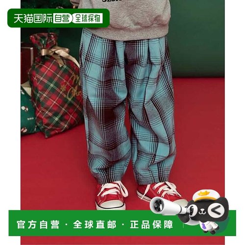 1h可退 日本直邮官方授权 BREEZE 【リンク】格子长裤 10分丈 日