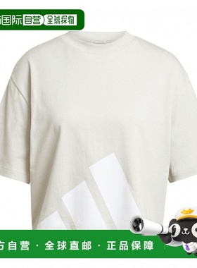 日本直邮adidas 女士半袖基础款大logoT恤[JG8729] 运动上衣