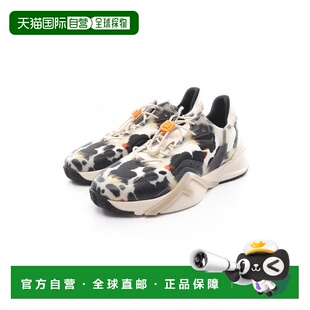 日本直邮中古Fendi芬迪男A级95新sneakers运动鞋 白色 牛皮鞋