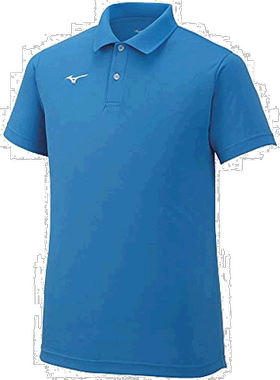 【日本直邮】Mizuno美津浓 运动速干POLO衫 蓝色 3XL短袖