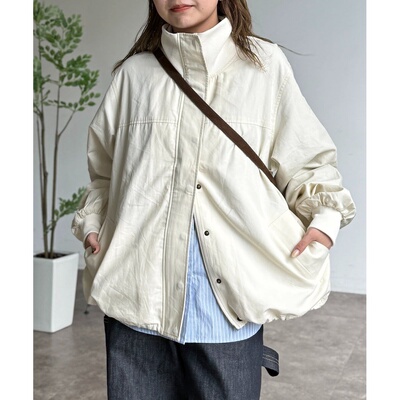 日本直邮CPCM 女装 宽松站领休闲夹克 PGL1061207A0003