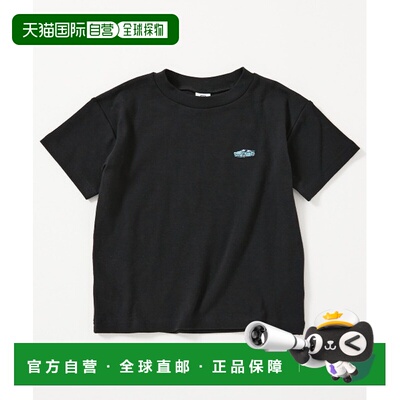 1h可退 日本直邮devirock 儿童可爱刺绣短袖T恤 182UTP004