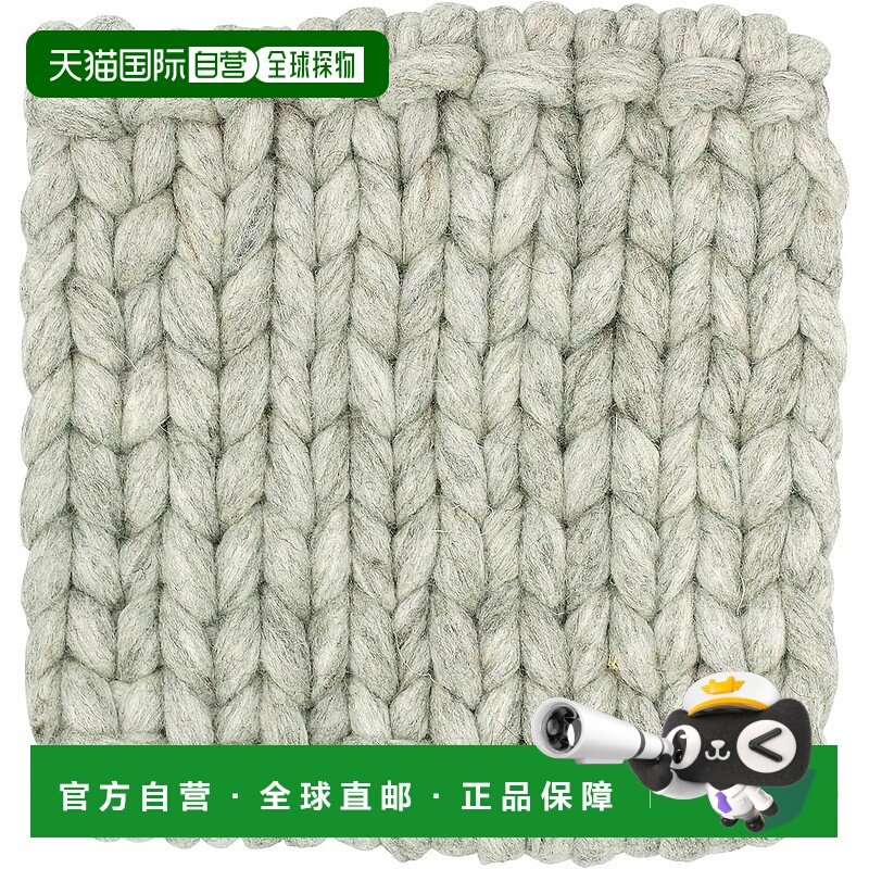 【日本直邮】丸真 Nepal 尼泊尔Pokopoko方形锅垫 灰色 手工制作