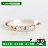 黄金K10YG 1h可退 单边耳夹 女士 半永恒星钻饰 日本直邮cui cui