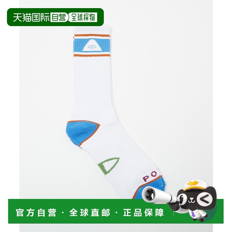 1h可退 日本直邮POLeR 男女通用 logo滑板袜 04500073400