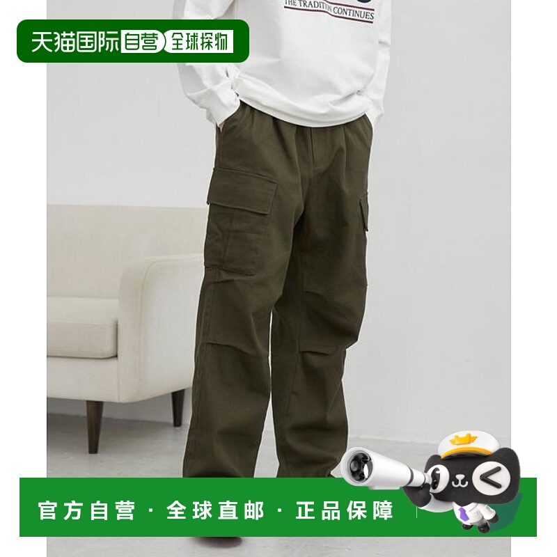 1小时内可退 日本直邮coen 军事风宽松工装裤休闲潮牌显瘦休闲时