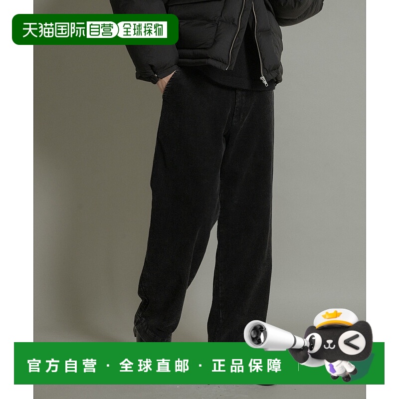 1h可退 日本直邮SENSE OF PLACE男装化学灯芯绒直筒裤 双口袋设计