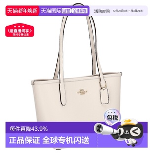 日本直邮 实用托特包大容量女士CT859 COACH轻奢休闲复古经典