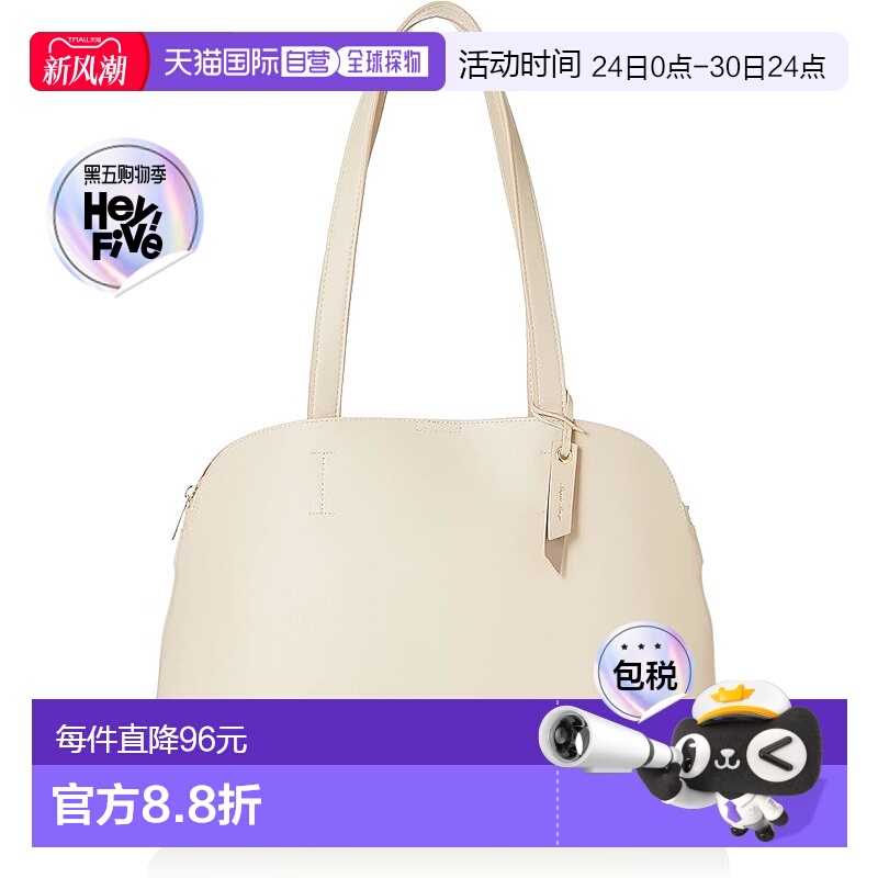 【日本直邮】Legato Largo阿耐洛 女士手提包 A4 象白 LH-F3065Z