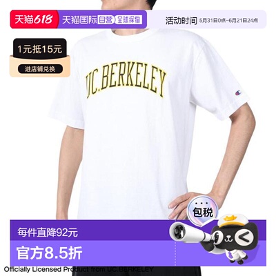 日本直邮Champion 美国 Tee Ten Eleven UCB 半袖T恤 C5-Z30