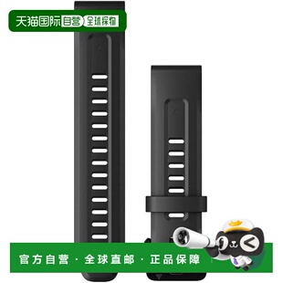 【日本直邮】佳明 QuickFit F7S 20mm 原厂表带 Black 黑 010-131