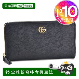 GUCCI 456117 日本直邮古驰 长钱包 NERO CAO0G 1000
