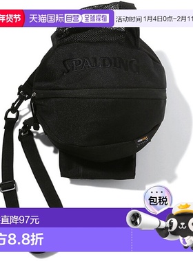 日本直邮SPALDING 斯伯丁球袋 Pro 黑色 49-005BK 篮球包 49005BK