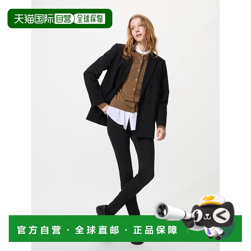 日潮跑腿UNIQLO优衣库 弹力紧身裤/长款 482999