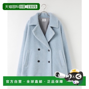 2WAY翻领波浪毛外套 1h可退 女装 FARM 宽松保暖 日本直邮LOWRYS