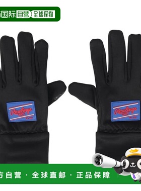 日本直邮Rawlings 双手用羊毛棒球手套 EAC14F06-B/RY 男士款 [无