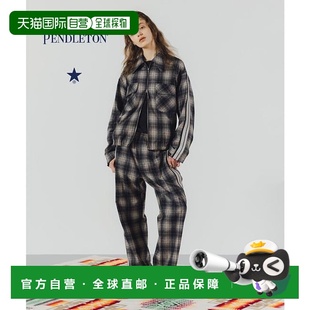 PENDLETON TOKYO 侧边条纹格纹夹克 日本直邮CONVERSE 1h可退