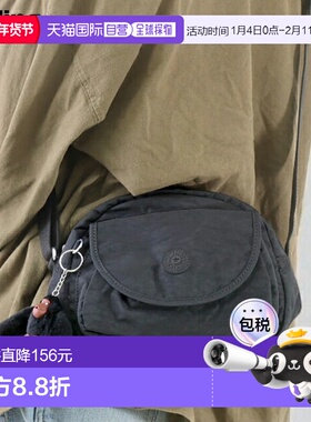 日本直邮Kipling 女士单肩包K153130DH 黑色色调黑色斜挎包奢华时
