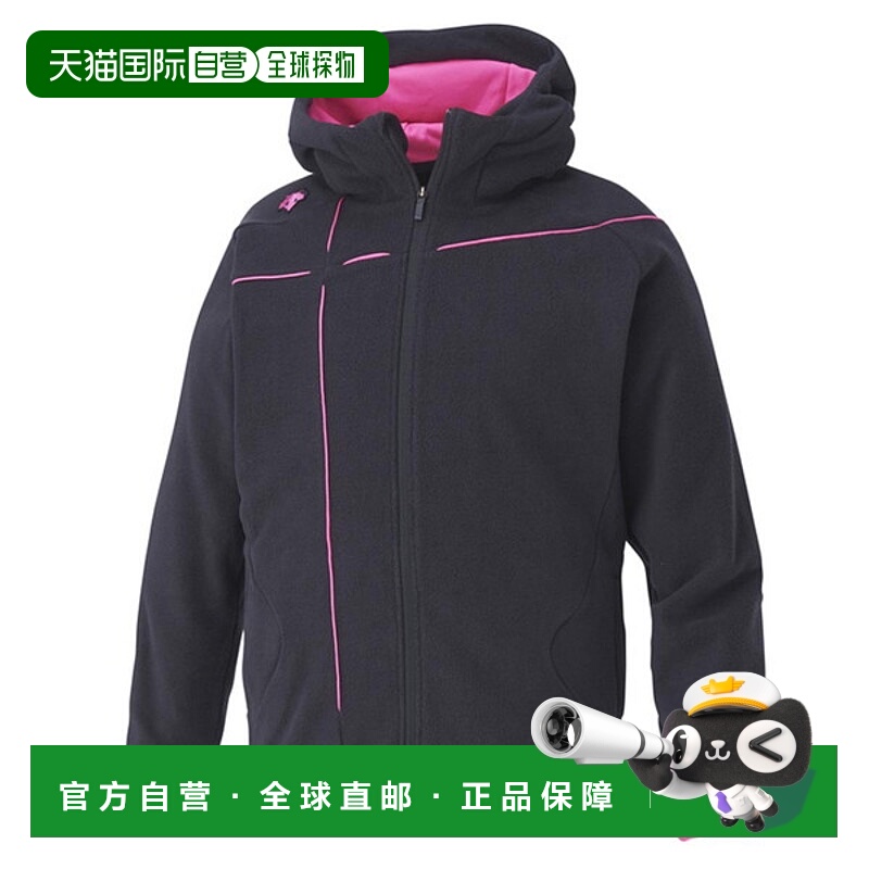 日本直邮DESCENTE男女款抓绒夹克棒球服上衣外套长袖DBX2660C新款