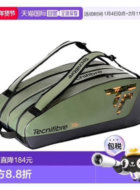 日本直邮tecnifibre 网球包 Tour Endurance Khaki 12R/TOUR ENDU