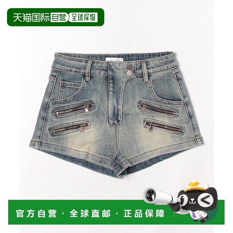 1h可退 日本直邮SPINNS 女士拉链钮扣外套 250304B47短裤