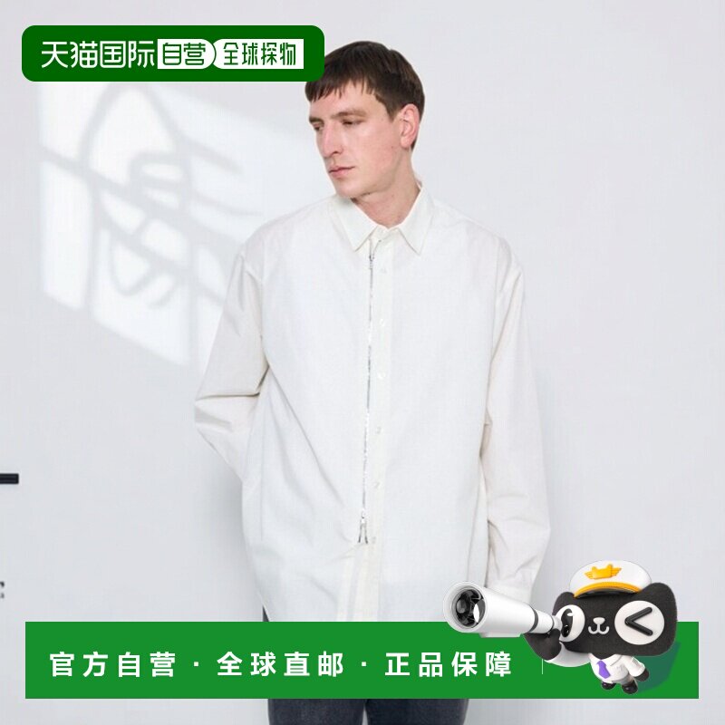 日本直邮AZUL BY MOUSSY 男士 长袖拉链衬衫 251JSN300651